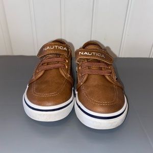 Brown toddler sneakers size 7